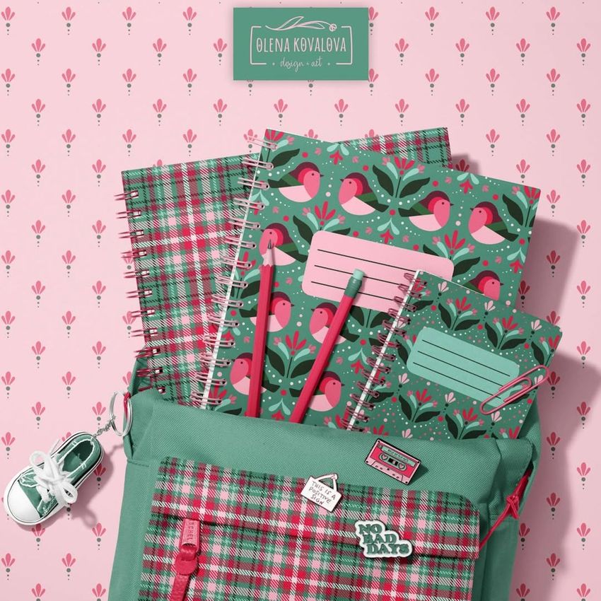 Crimson and Green by Olena Kovalova  - Files in Use example