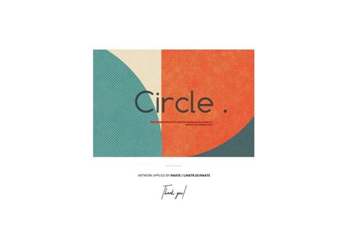 Front view of a wooden poster hanger mockup displaying a geometric print with teal, beige, and orange sections.