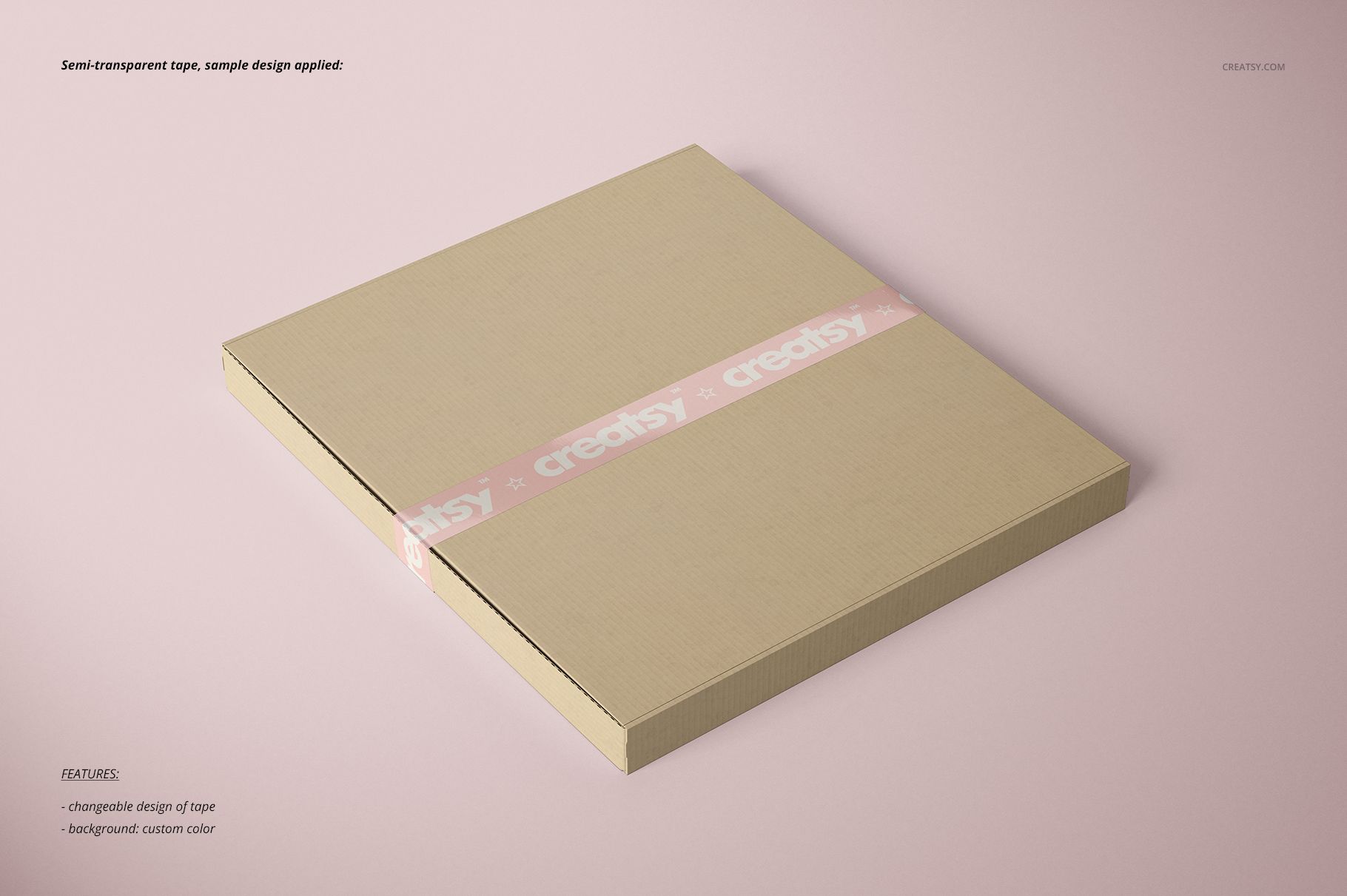 One Inch Narrow Duct Tape Mockup Set - mockup screenshot 9