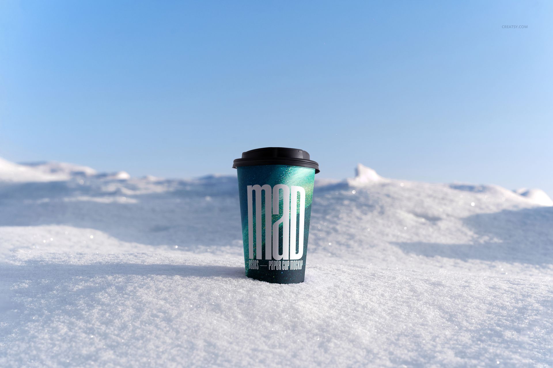 Winter Paper Cup Mockup Set v.3 - mockup screenshot 7
