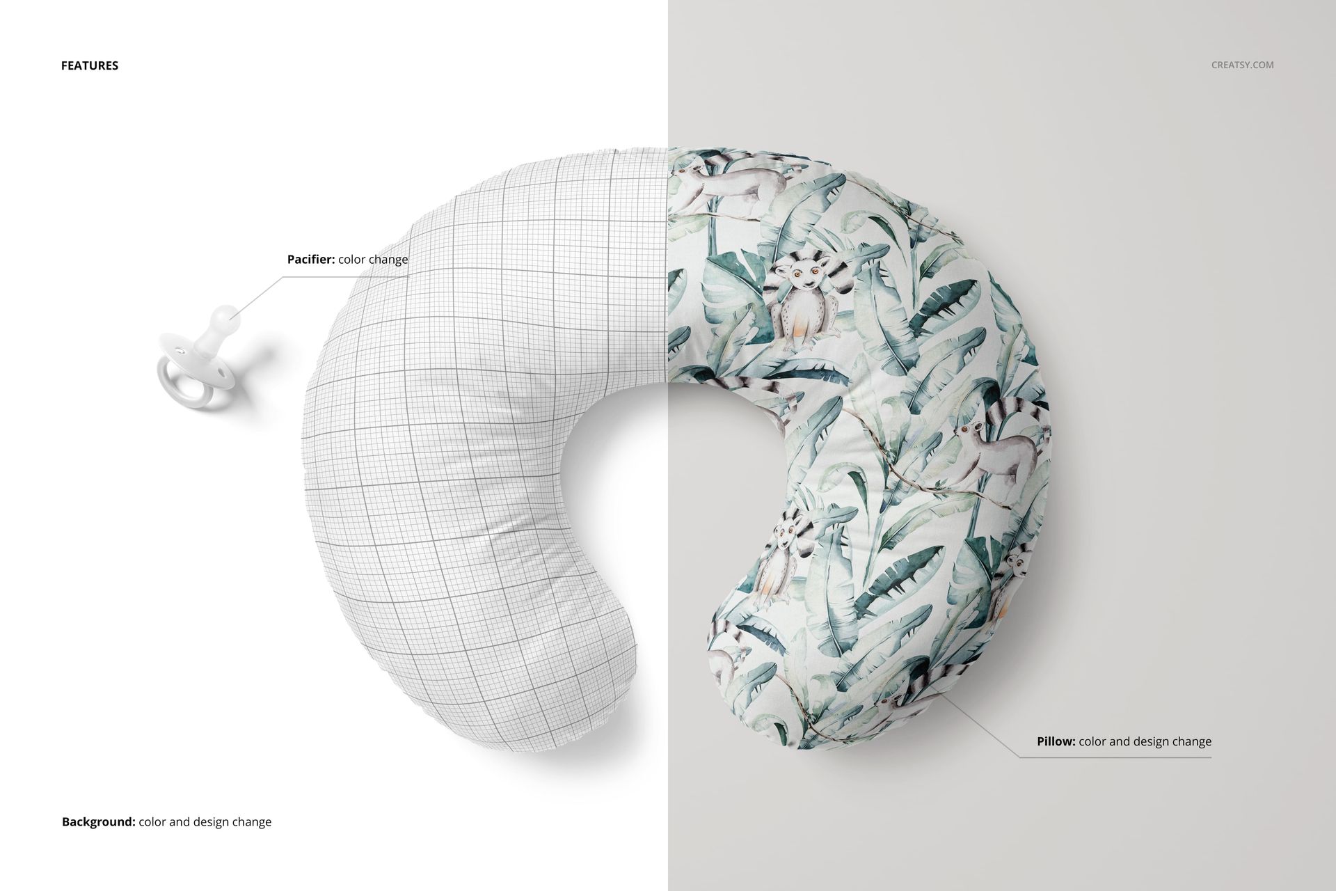 Nursing Pillow Mockup Set - mockup screenshot 3