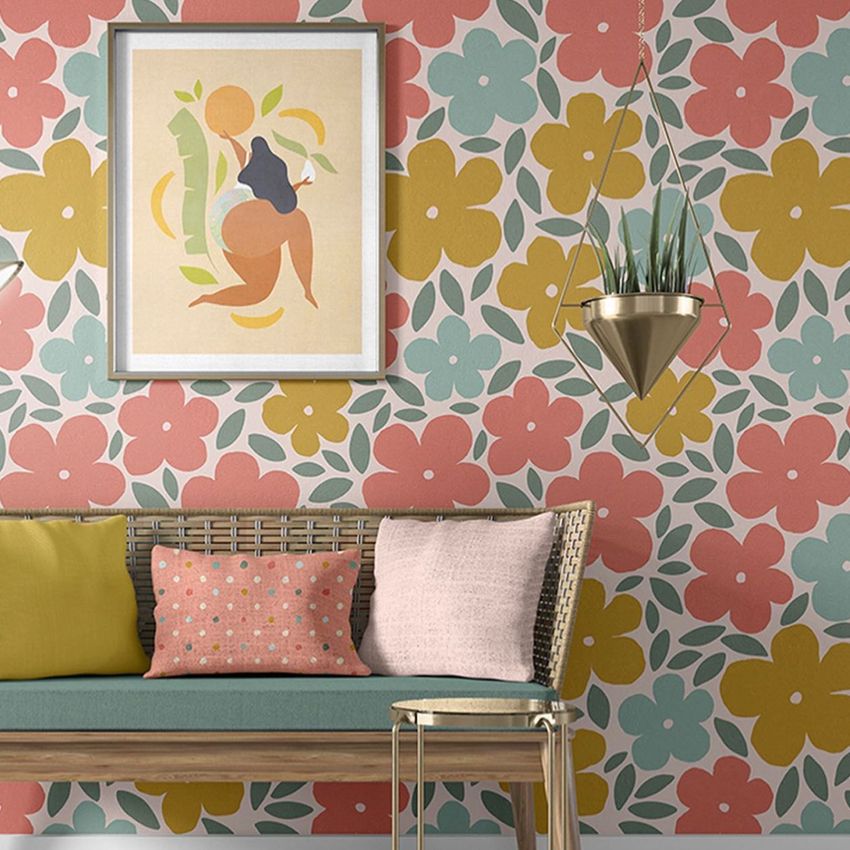 Retro Floral Pattern  by Dominique Vari - Files in Use example