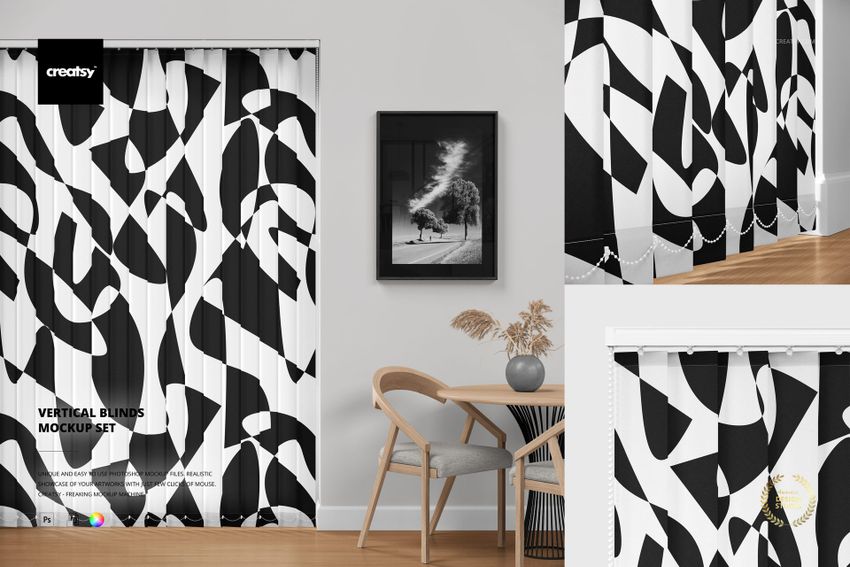 Vertical Blinds Mockup Set - mockup screenshot 1