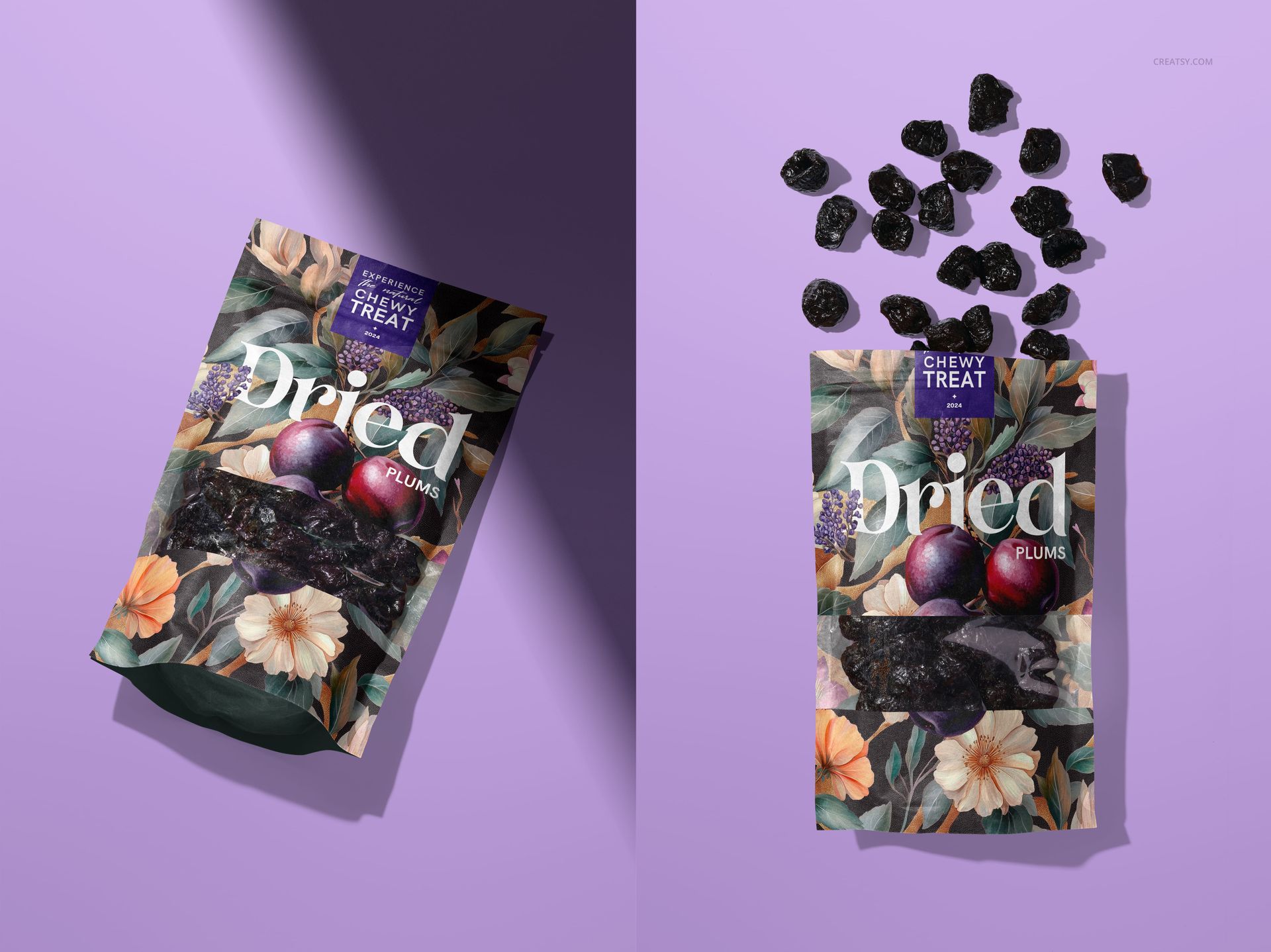 Dried Plums Paper Pouch Mockup Set - mockup screenshot 5