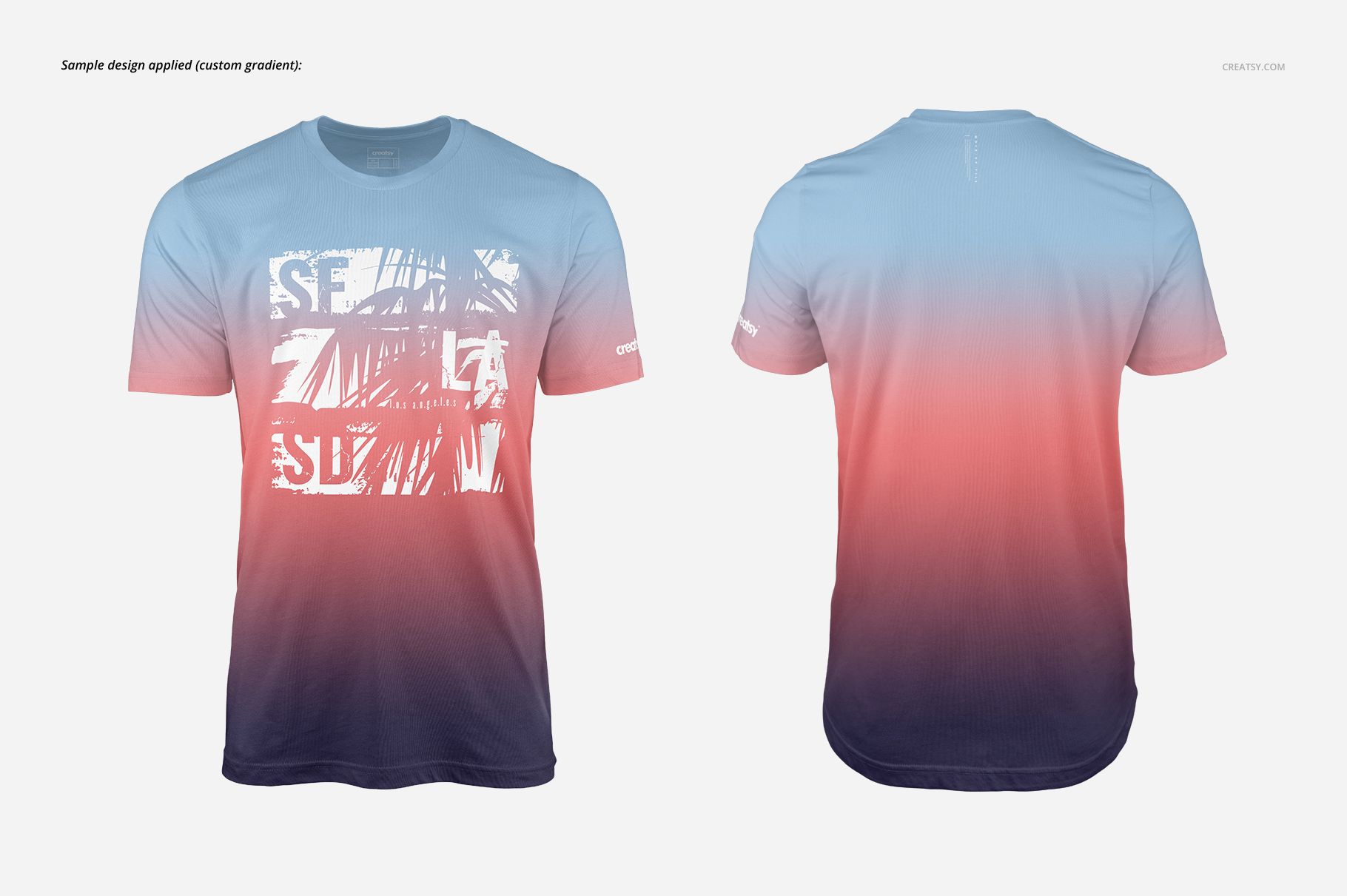 Men T-shirt Mockup Set - mockup screenshot 8