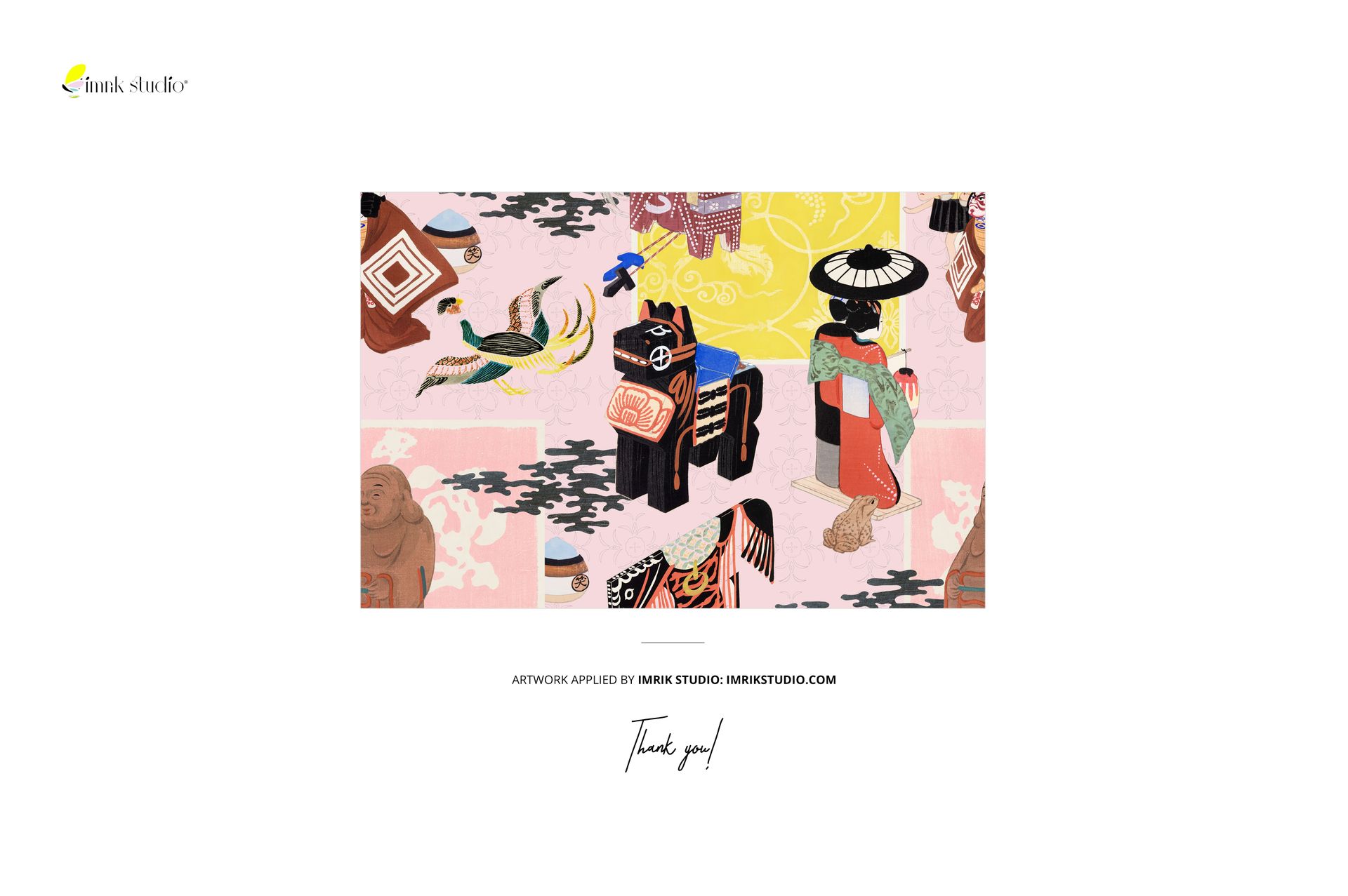 Cotton Swatch in a Miniature Japanese Rock Garden Mockup - mockup screenshot 4