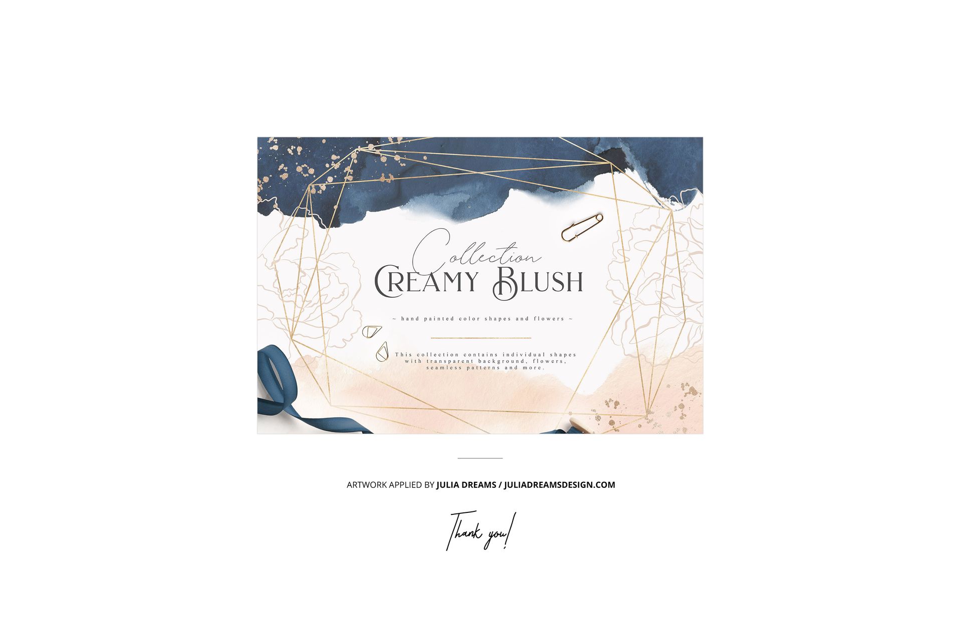 Group of Silk Ribbons on Wooden Spools Mockup - mockup screenshot 5