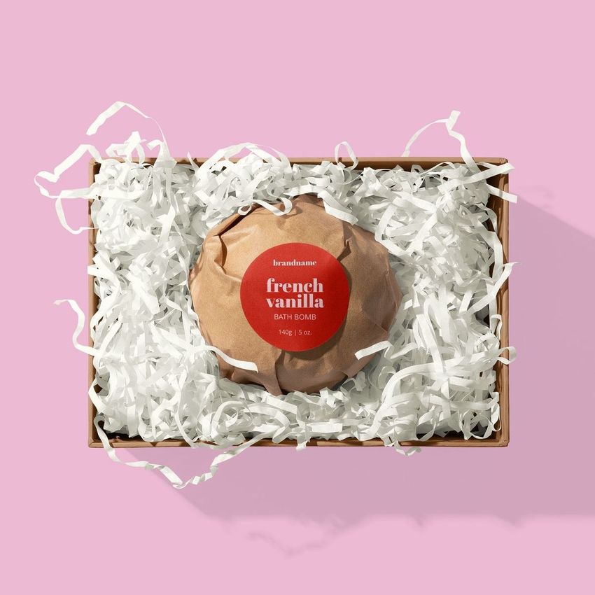 French Vanilla Bath Bomb by Birdie Bardot - Files in Use example