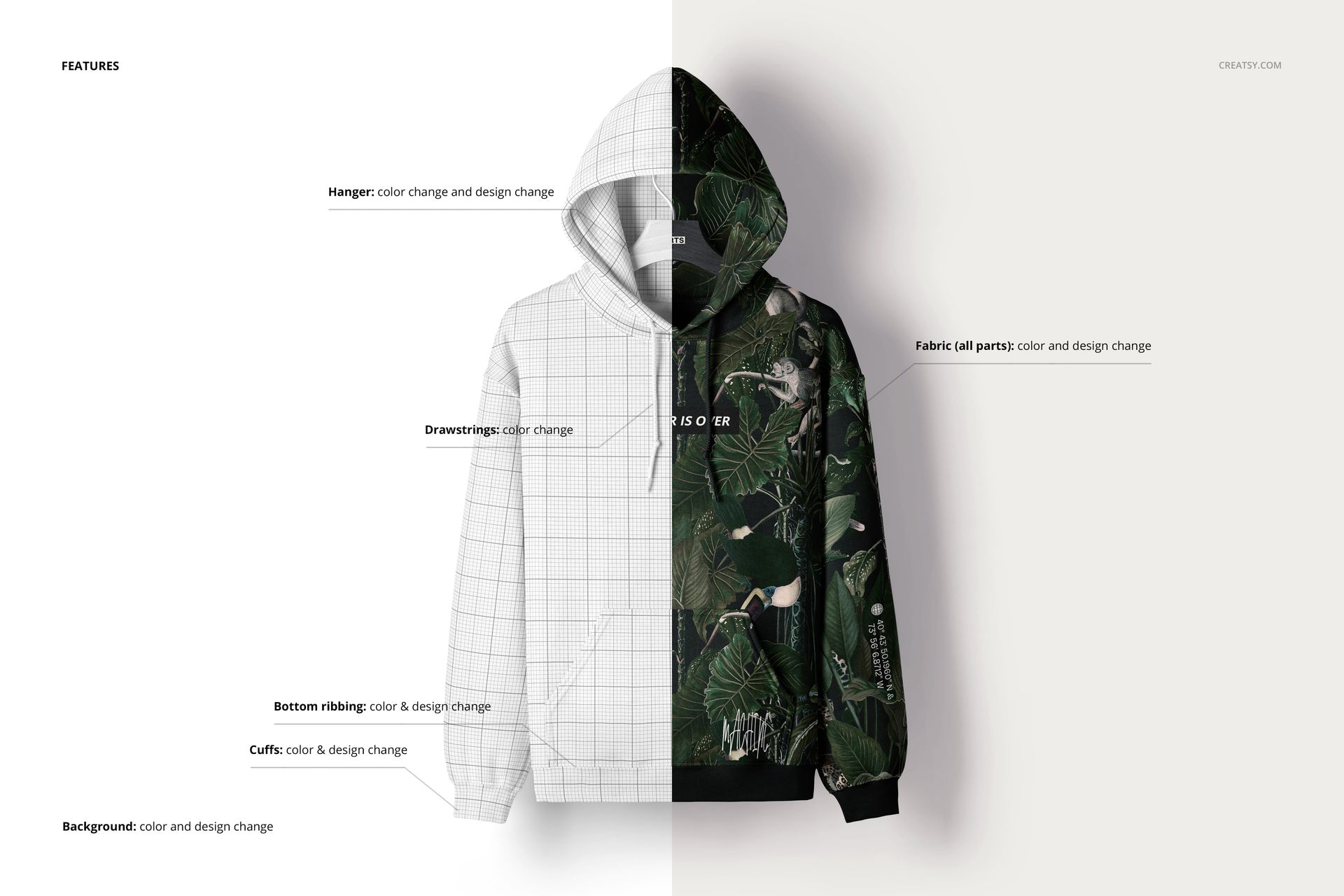 Gildan 18500 Hoodie Mockup Set - mockup screenshot 3