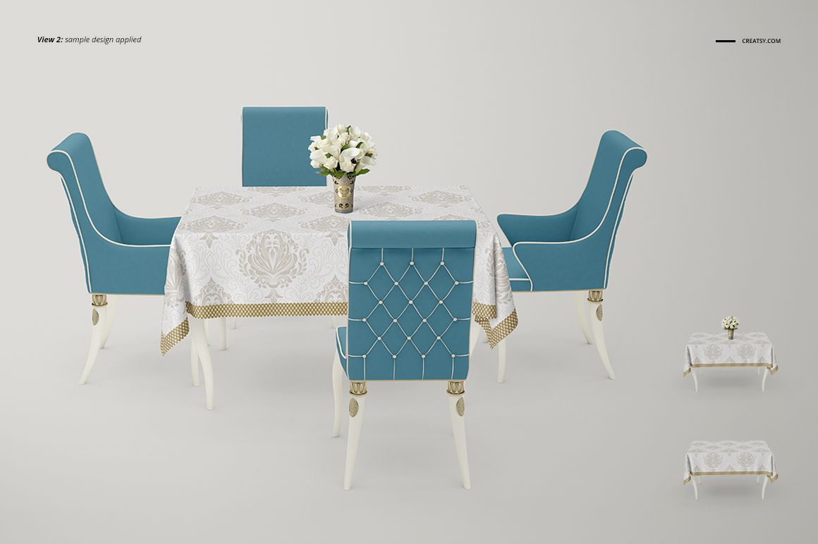 Tablecloth Mockup Set 2 - mockup screenshot 5