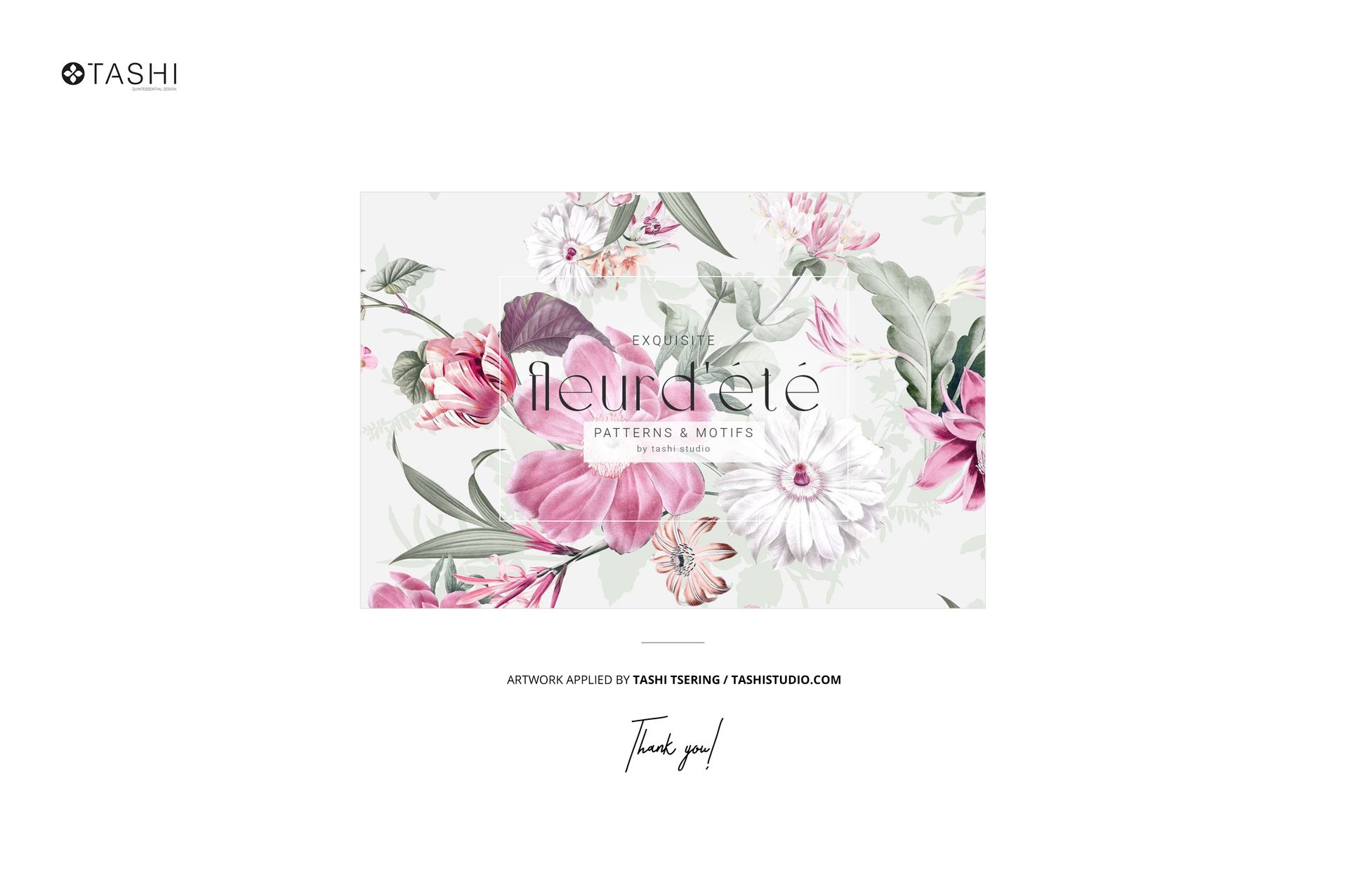 Front view of a short silk pajama mockup set featuring a floral pattern in pink and white tones on a light background.