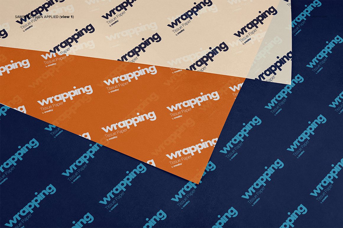 Wrapping Tissue Paper Mockup Bundle - mockup screenshot 7