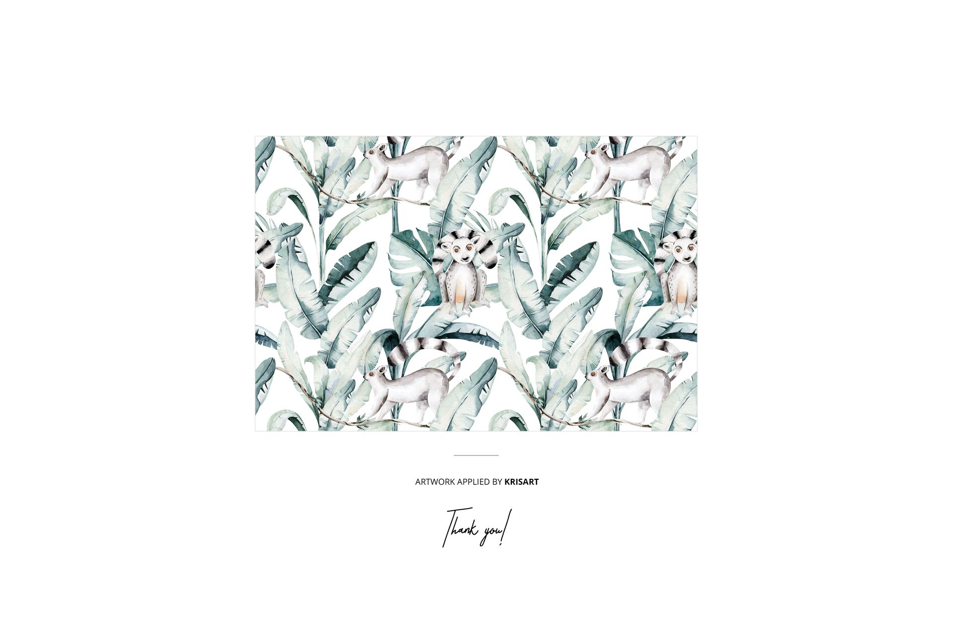 Nursing pillow mockup featuring a soft curved pillow with a leafy and animal pattern, displayed on a white background.