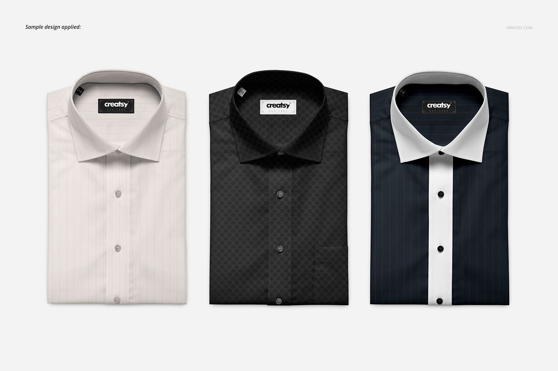 Folded Dress Shirt Mockup - mockup screenshot 5