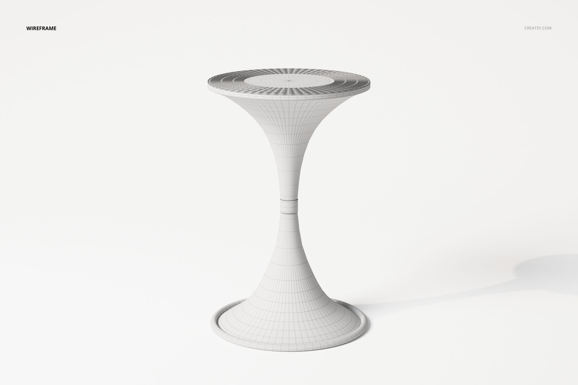 Double-Sided Chalice Table 3D Model - mockup screenshot 5