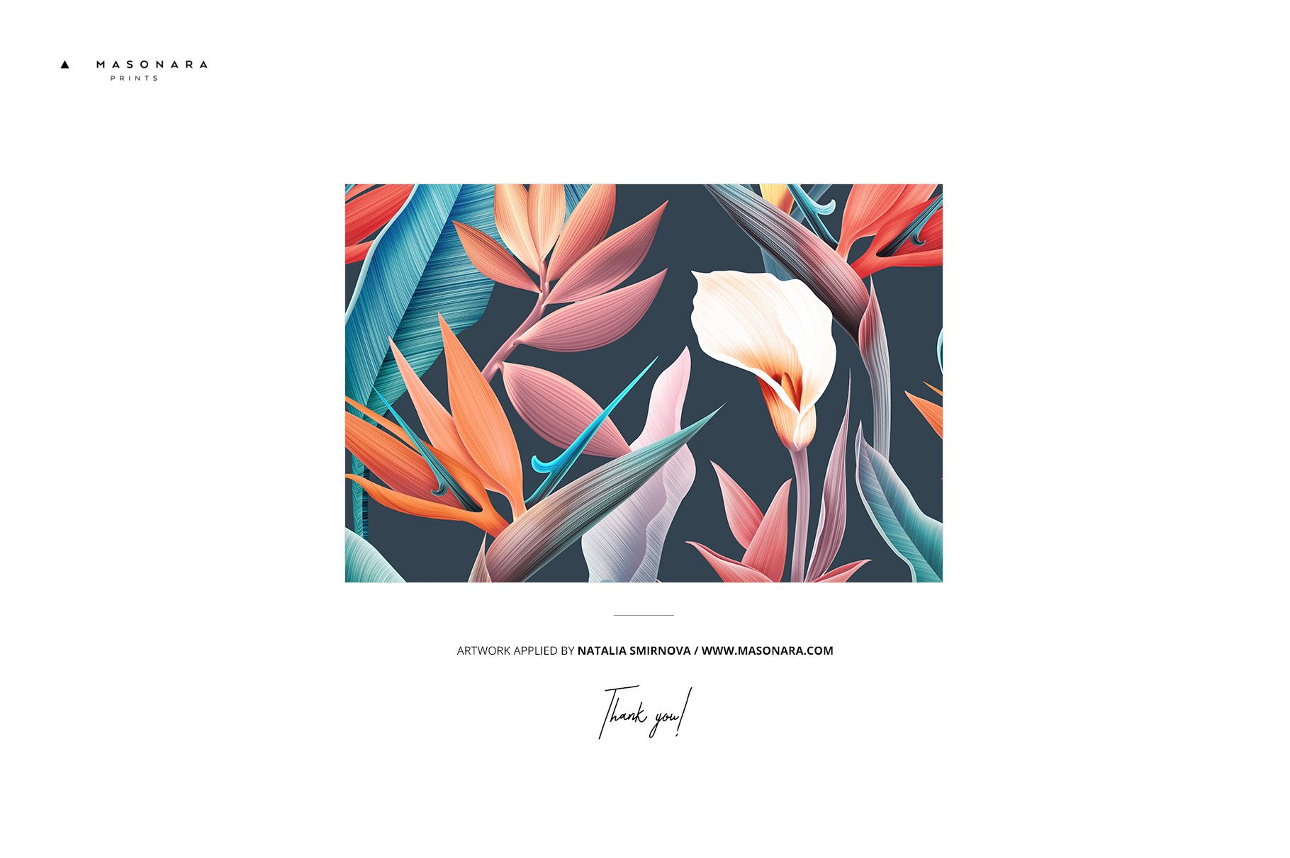 Front view of all-over print yoga shorts mockup featuring a vibrant tropical floral pattern on a dark background.