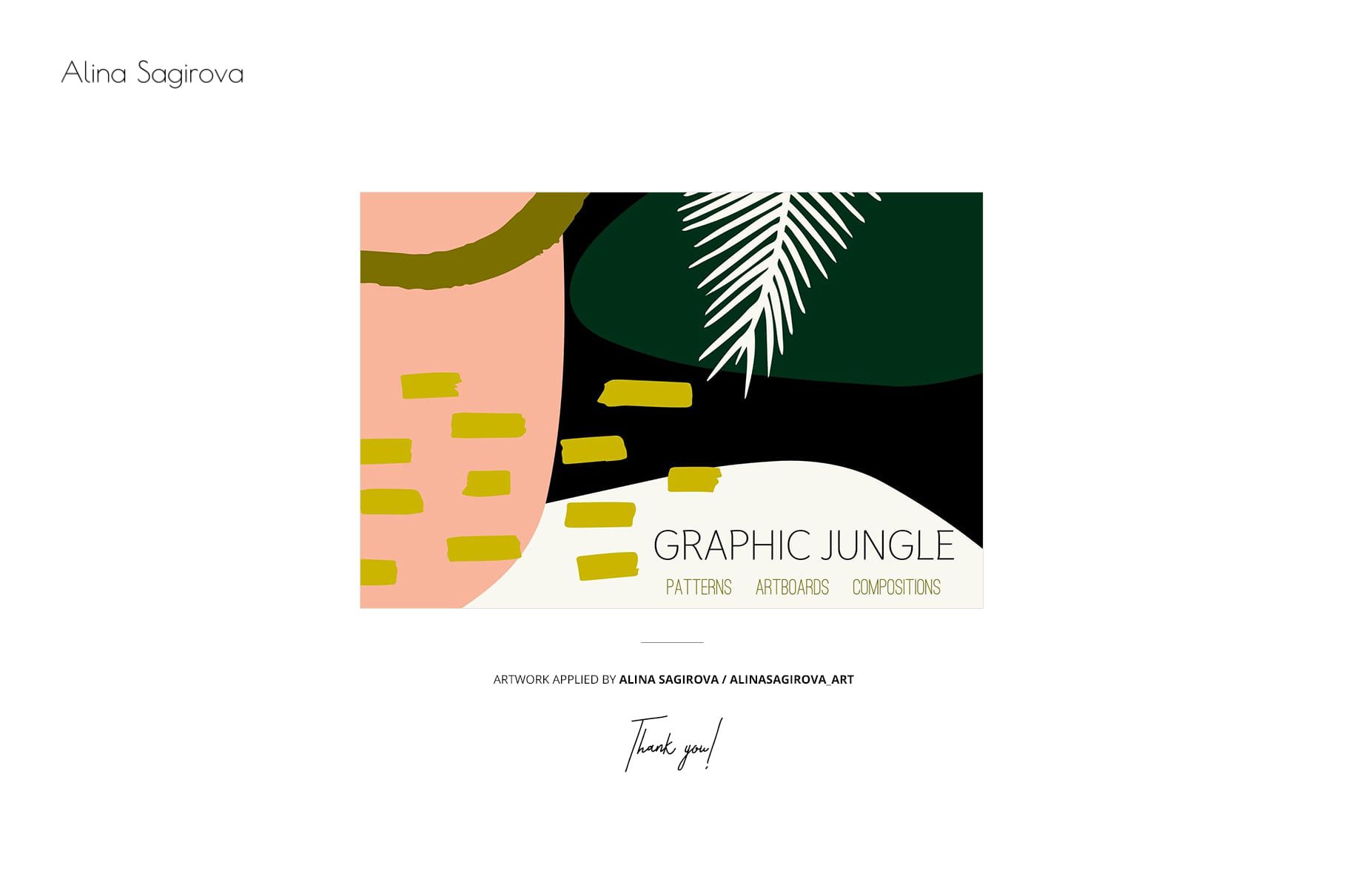 Rectangular silk fabric mockup with abstract graphic pattern in green, pink, black, and yellow, front view.