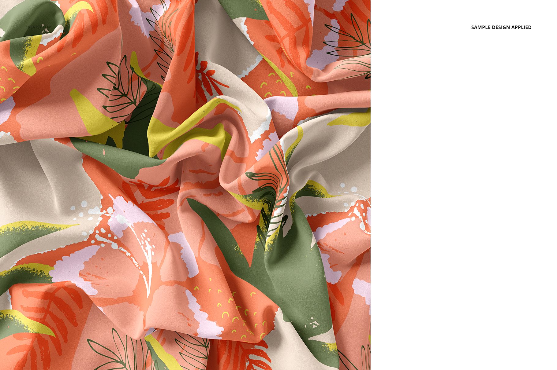 Silk Fabric Closeups Mockup Set - mockup screenshot 6