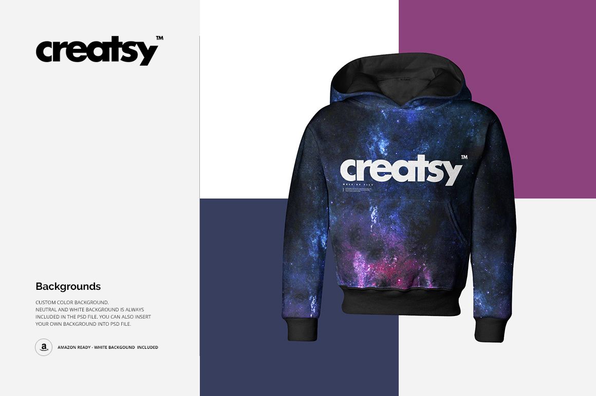 Kids Hoodie Mockup Set - mockup screenshot 4