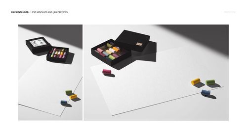 Horizontal and vertical poster print mockups with soft shadows, pastel sticks, and a traditional Japanese pastel box.