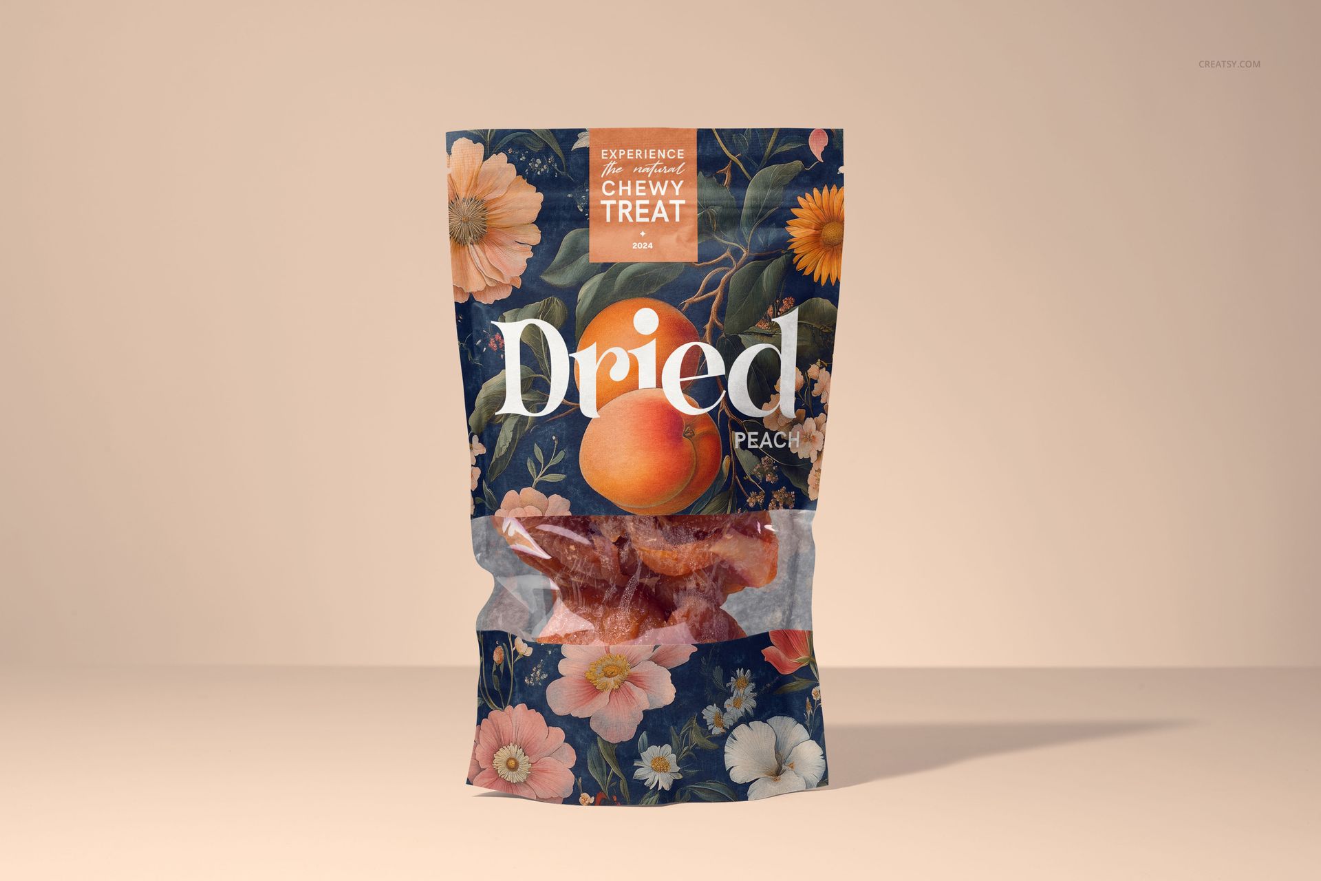 Dried Peach Paper Pouch Mockup Set - mockup screenshot 6