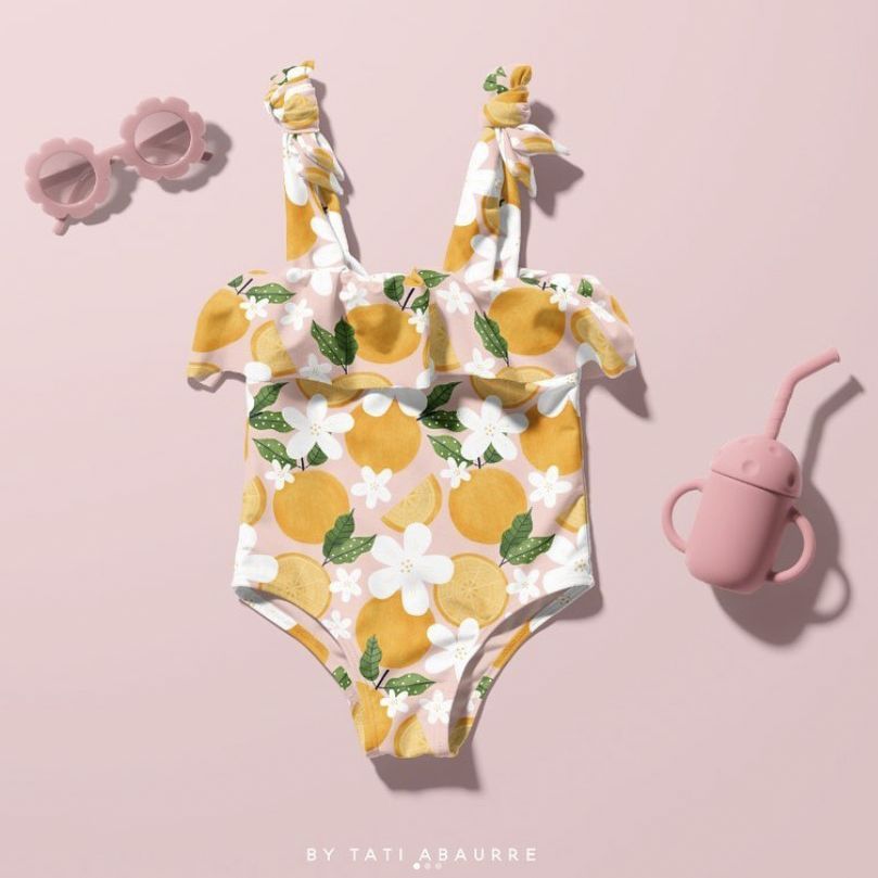 Orange Citrus Pattern  by Tati Abaurre - Files in Use example