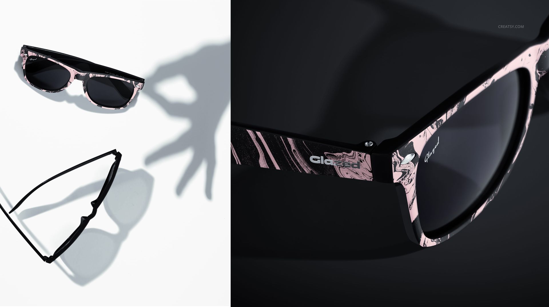 Personalized Custom Printed Sunglasses Mockup Set - mockup screenshot 12