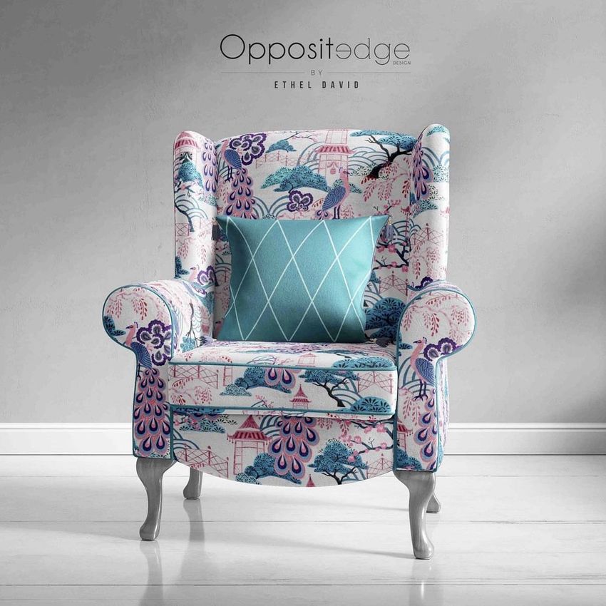 Peacock Chinoiserie by Beatitudes Design - Files in Use example