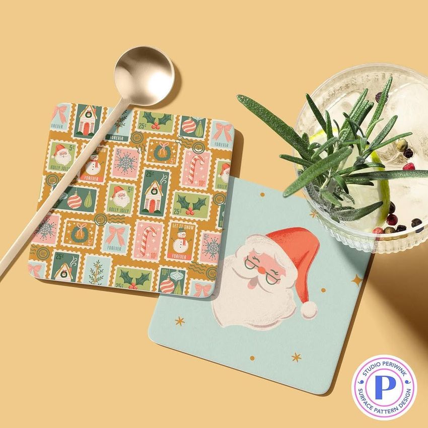 Christmas Postage Stamps by Studio Periwink - Files in Use example