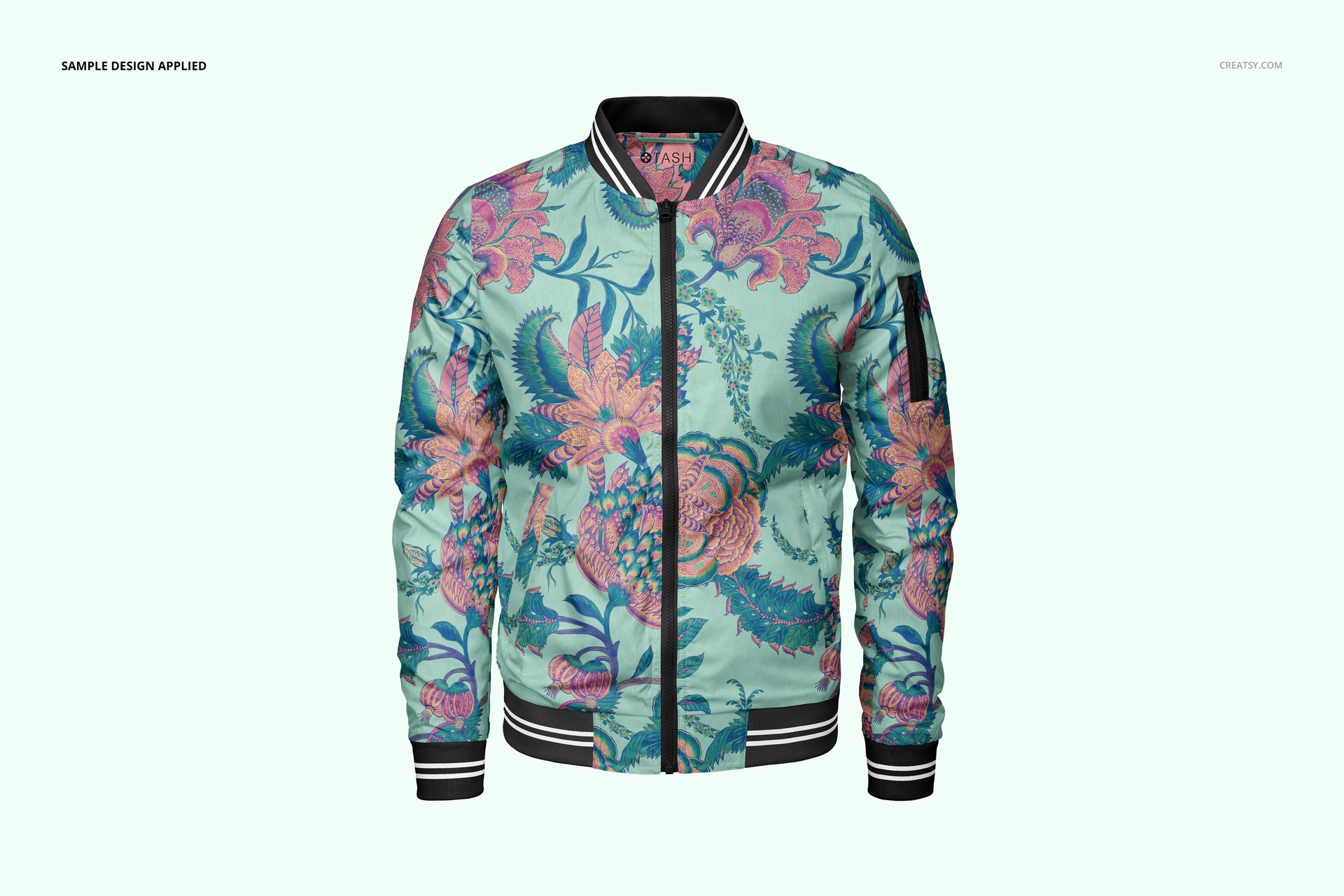 Men's Bomber Jacket Mockup Set - mockup screenshot 4
