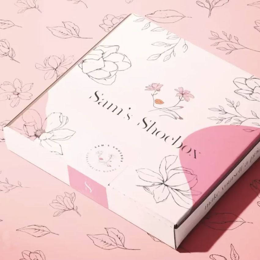 Sam's Shoebox Brand  by Fatima Mughal  - Files in Use example