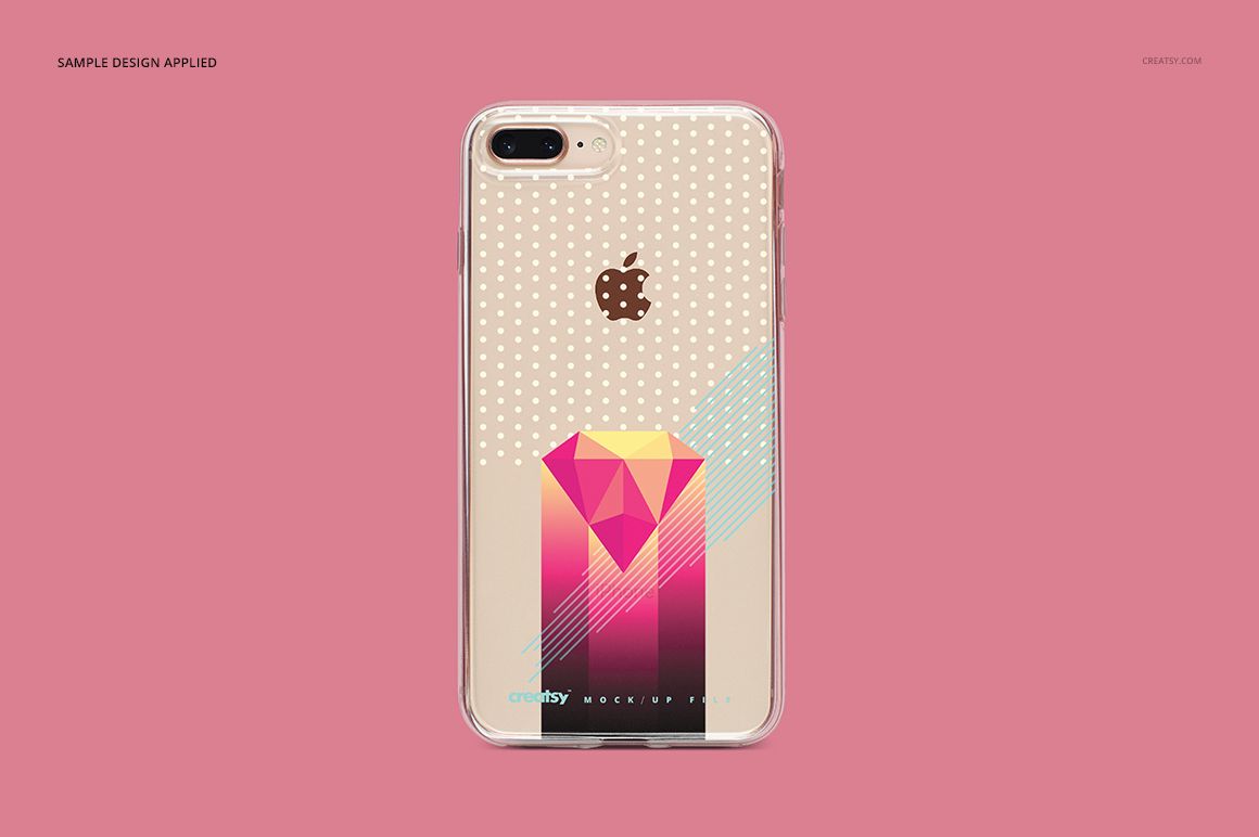 iPhone 8+ Clear Case Mockup Set - mockup screenshot 7