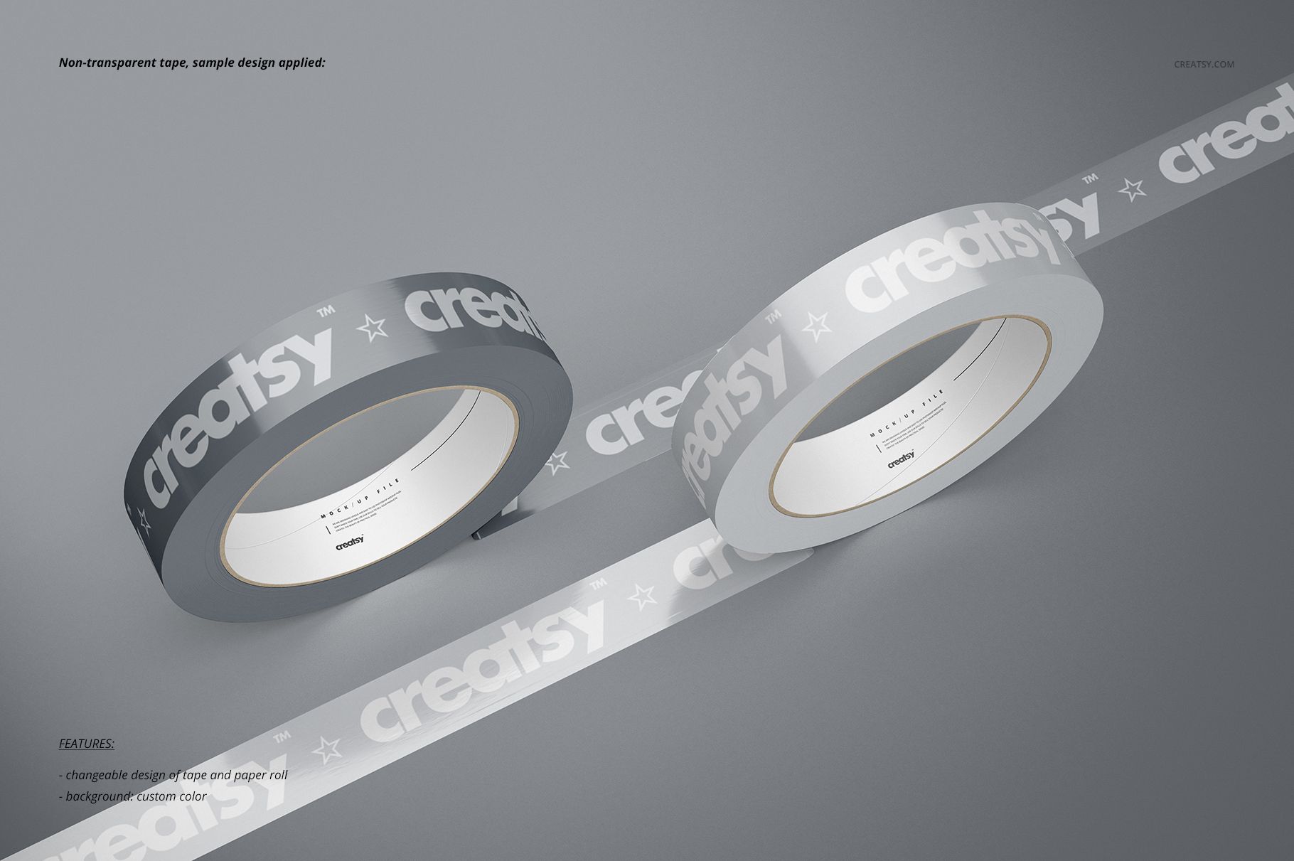 One Inch Narrow Duct Tape Mockup Set - mockup screenshot 19