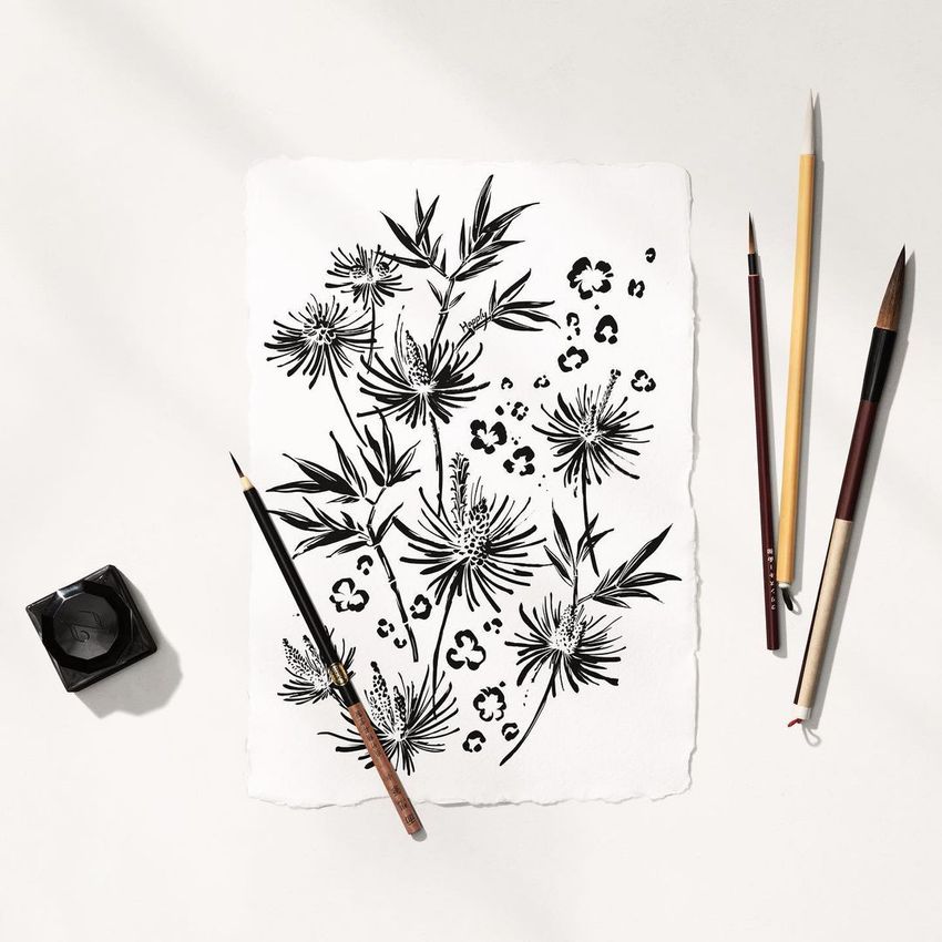 Pine Flower by Royamad Studio - Files in Use example