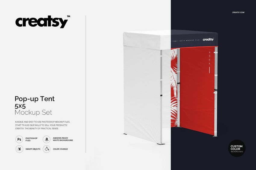 Pop Up Tent 5x5 Mockup - mockup screenshot 1
