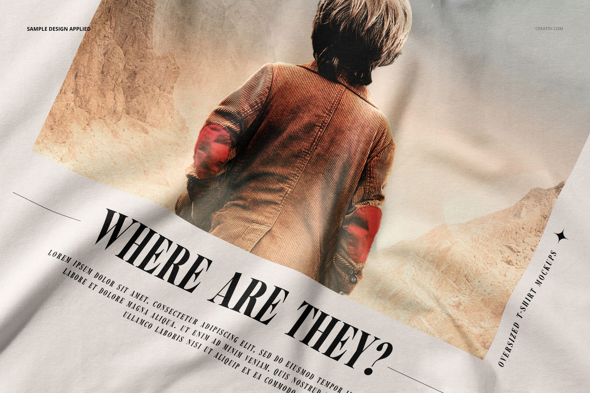 Oversized T-Shirt Mockup Set - mockup screenshot 11