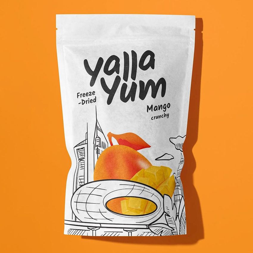 Yalla Yum - Mango by A4 Design - Files in Use example