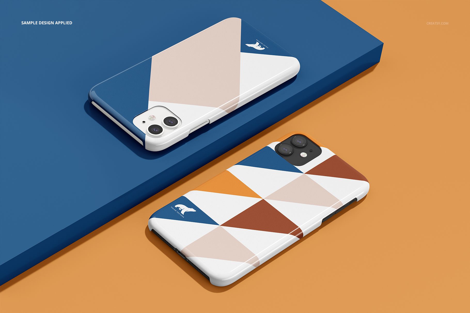 iPhone 11 Glossy Snap Case Mockup Set - mockup screenshot 12