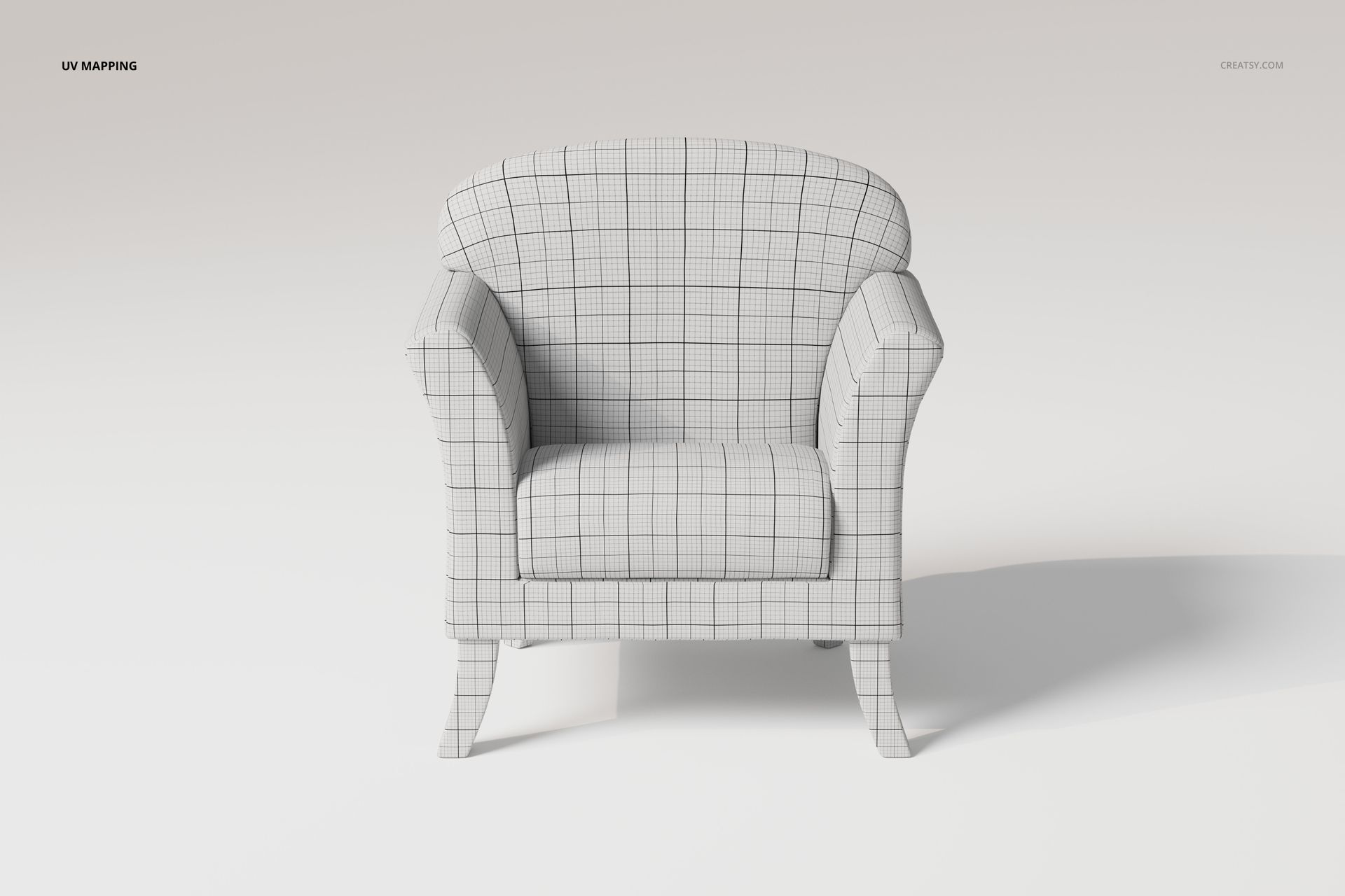 Single Seater Sofa Chair 3D Model - mockup screenshot 5