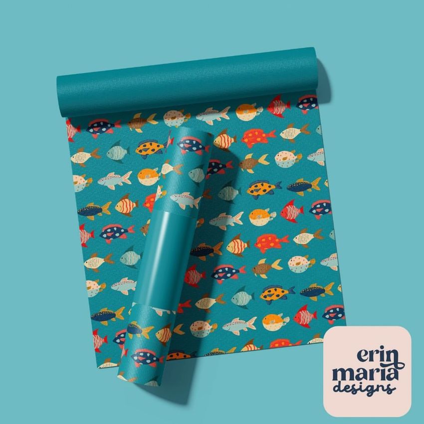 Fishes Being Fishes by Erin Maria Designs - Files in Use example