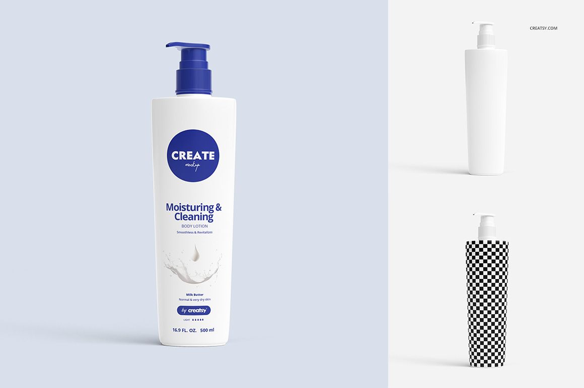 Lotion Bottle Mockup Set - mockup screenshot 5