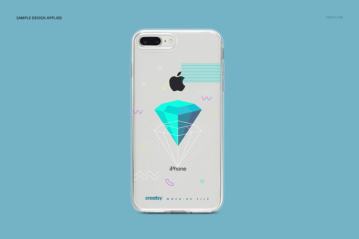 iPhone 8+ Clear Case Mockup Set - mockup screenshot 11