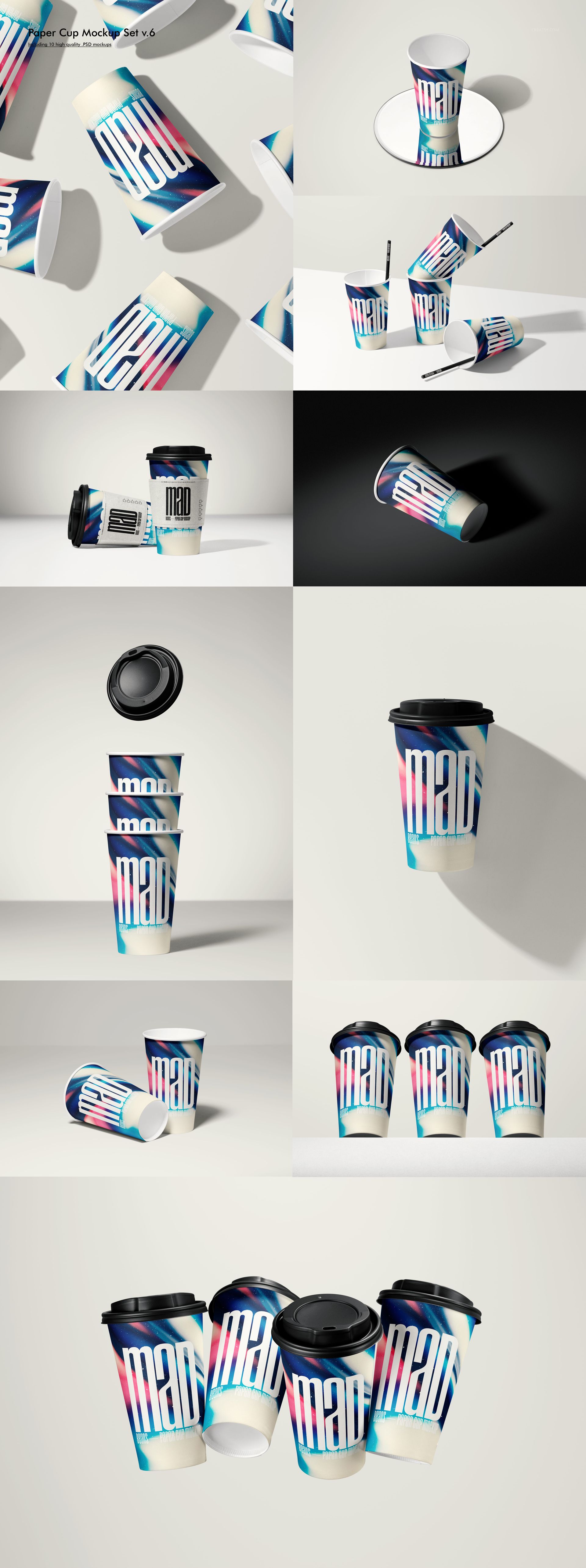 Paper Cup Mockup Bundle - mockup screenshot 24