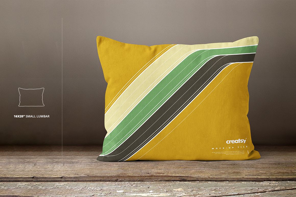 Pillow Many Sizes Mockup Set - mockup screenshot 5