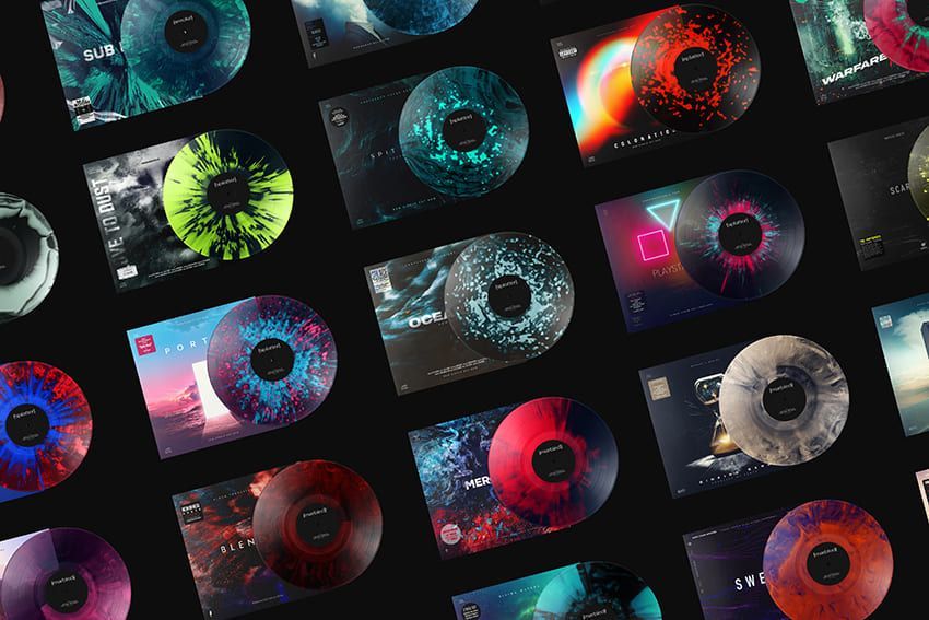 Special Effects Vinyl Record Mockup Set