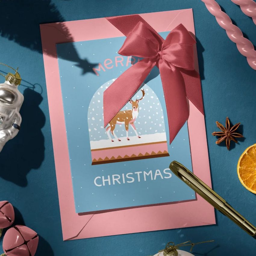 Snow Globe with Stag by Anastasia Mattern - Files in Use example