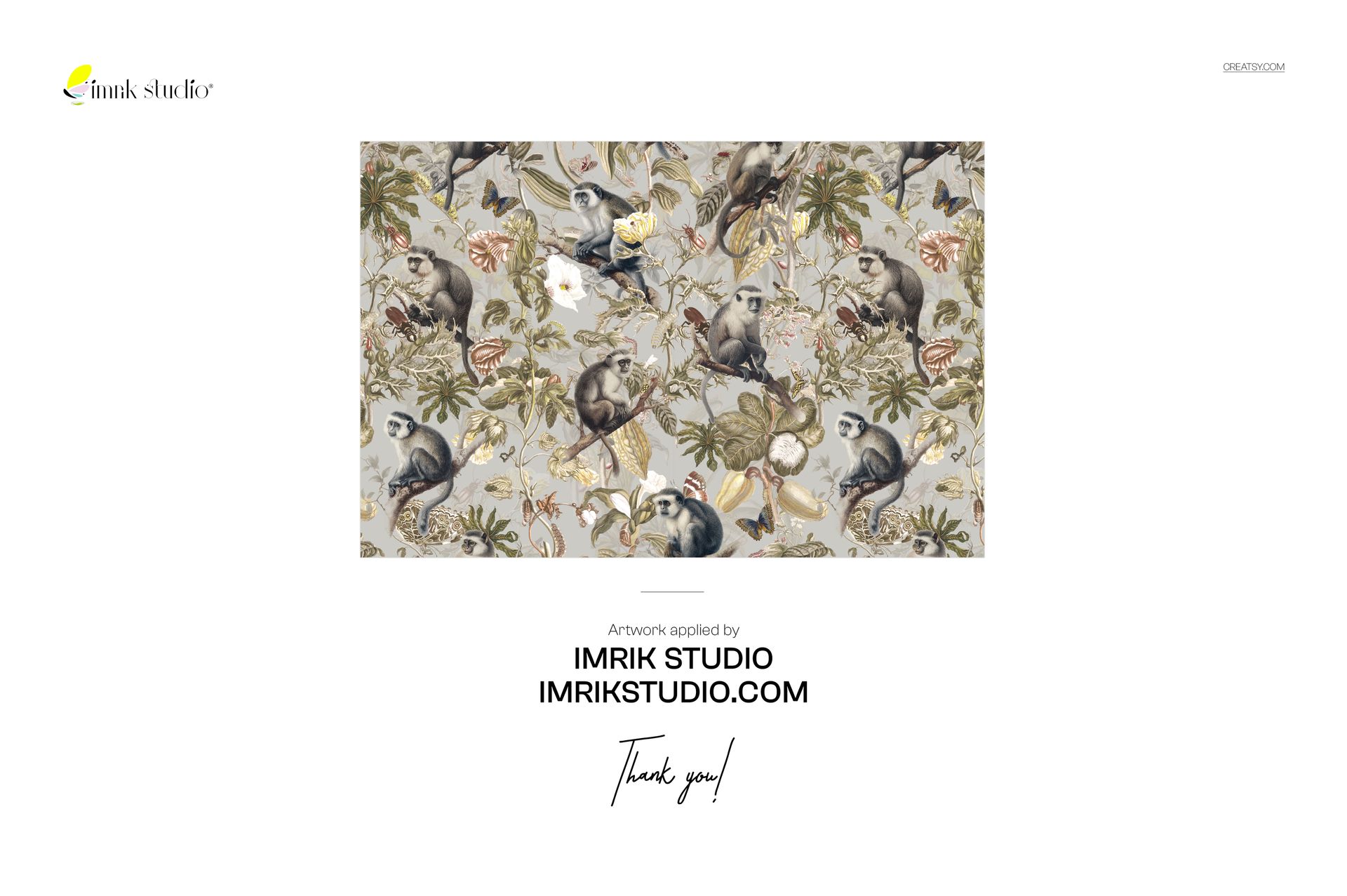 Front view of a satin bedding and velvet pillow mockup featuring a botanical and animal print design in muted tones.