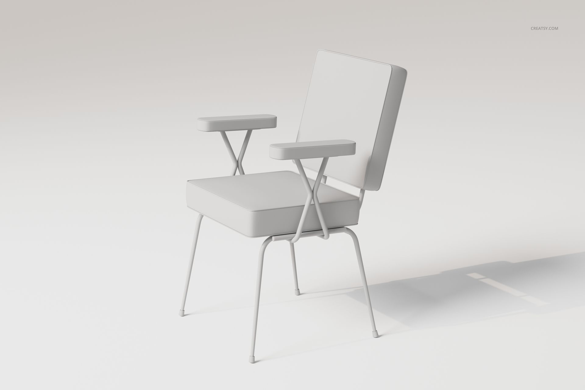 Modern Office Chair 3D Model - mockup screenshot 3