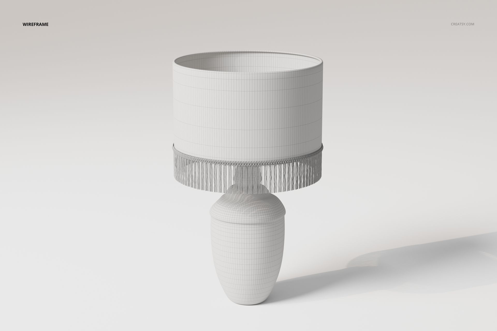 Vintage Table Lamp 3D Model - mockup screenshot 5