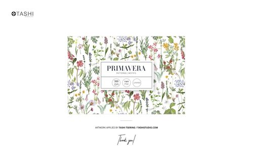 Set of four notebooks arranged side by side, each featuring colorful floral patterns on the covers, viewed from above.